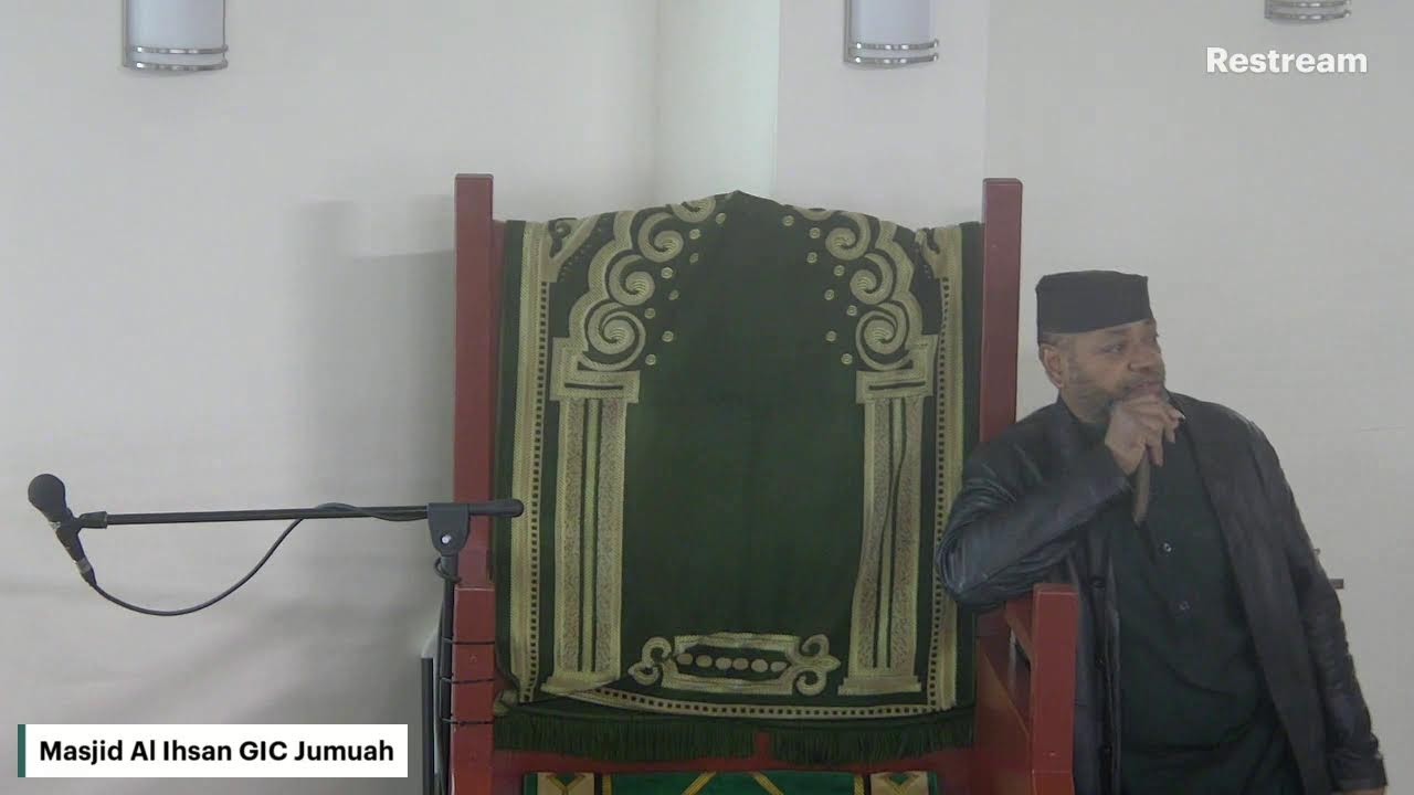 GIC Masjid Al Ihsan Jumuah Live