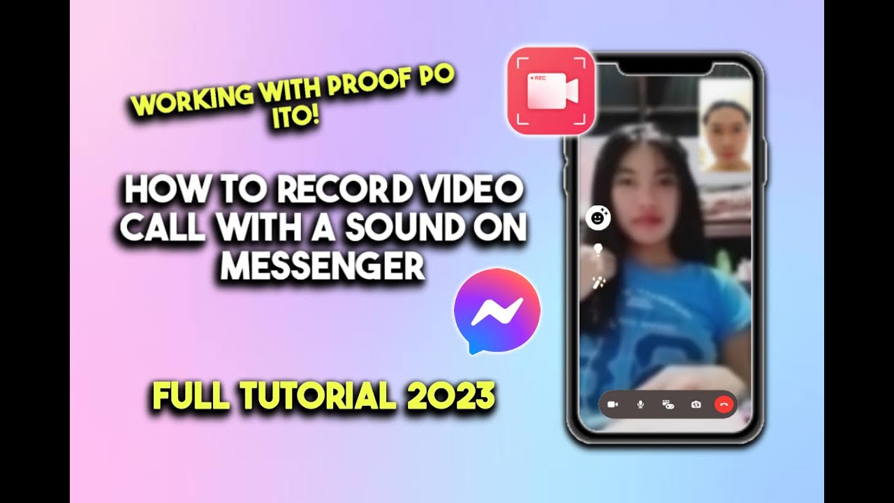 How to Record Video Call With a Sound on Messenger | WORKING TALAGA!