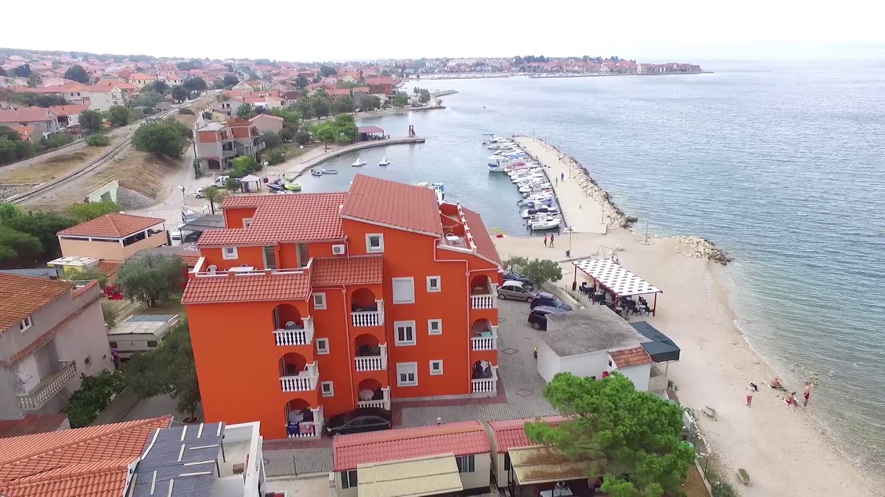 www. horvatlaguna.hu Horvátország Croatia Bibinje, Roko Apartmanház drone videó