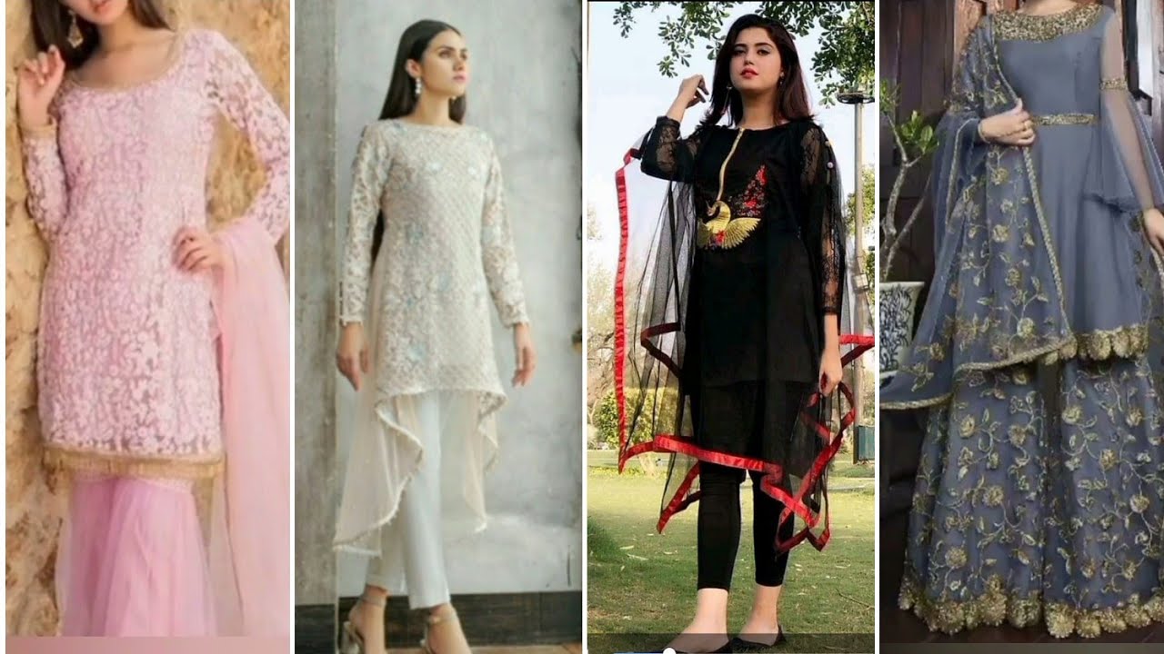 Net Dresses design 2022 //pakistani Net fabric dress Designs//Net Frock Design ideas