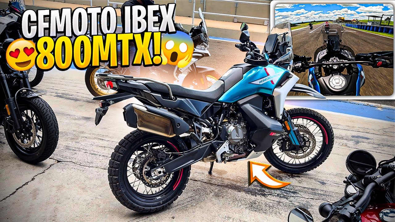 CF MOTO ME CHAMOU PRA TESTAR A IBEX 800 MT, P&Eacute;SSIMO TESTE😡