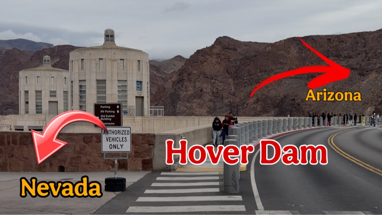 RAW FOOTAGE! Nevada-Arizona Border | HoverDam 