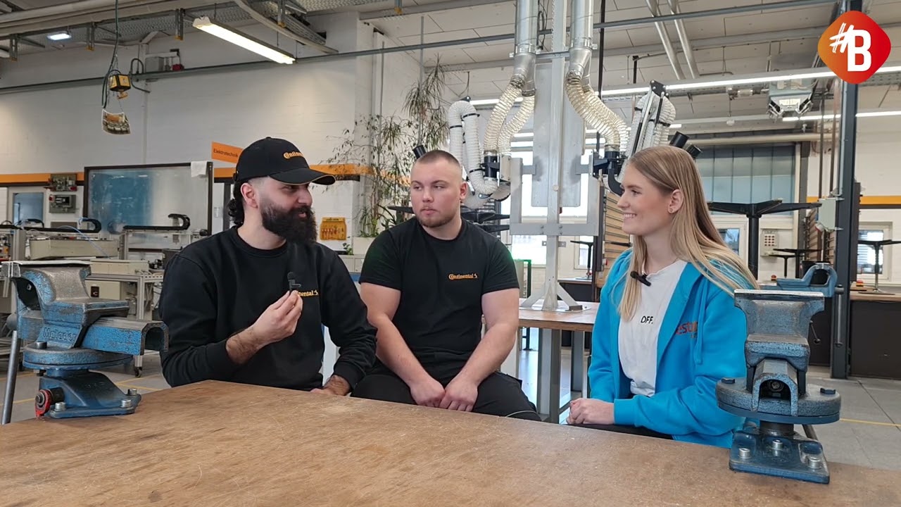 Azubi-Video Continental (Verfahrensmechaniker*in für Kunststoff- und Kautschuktechnik)