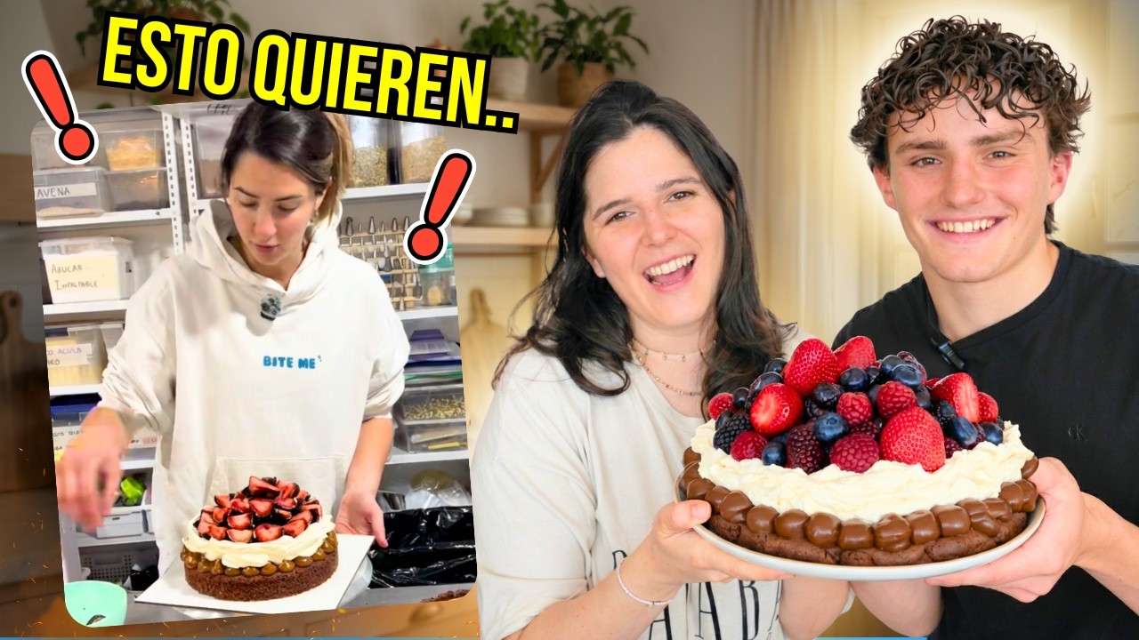 Lo Puse a MI HERMANO a COCINAR una TORTA para 15 PERSONAS!