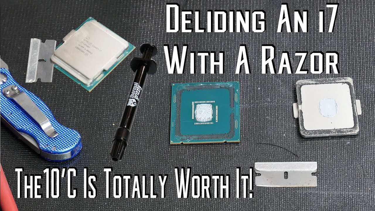Процессор Intel Core I7 с жидкометаллическим покрытием (Delid) и разгоном до 5,4 ГГц!