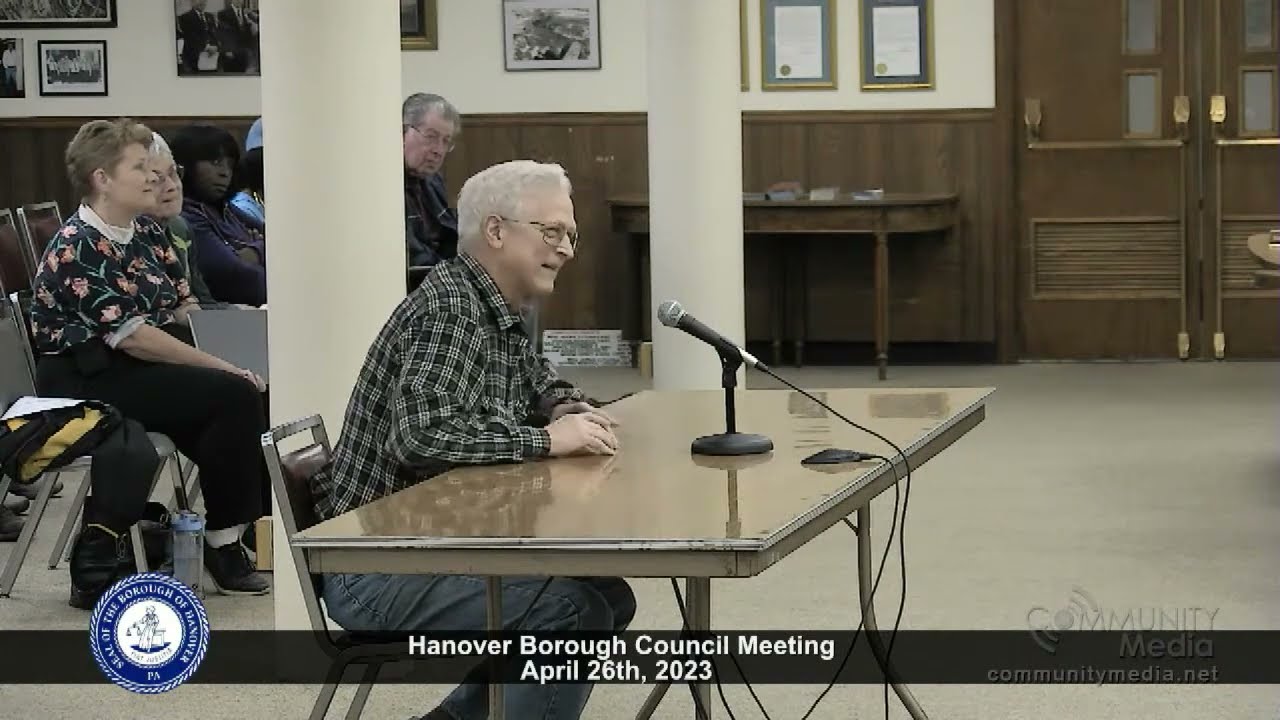 Hanover Borough Council Meeting  - 4/26/2023