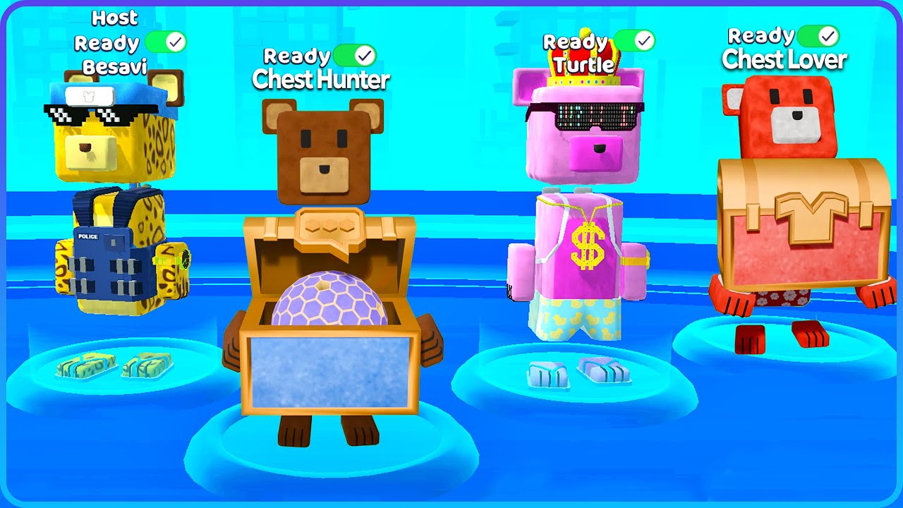 Multiplayer Hunting for Secret Emotes & Skins Super Bear Adventure Gameplay Walkthrough