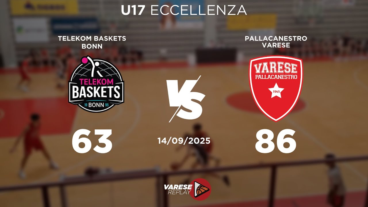 U17 2025.09.14 Pallacanestro Varese VS Telekom Baskets Bonn