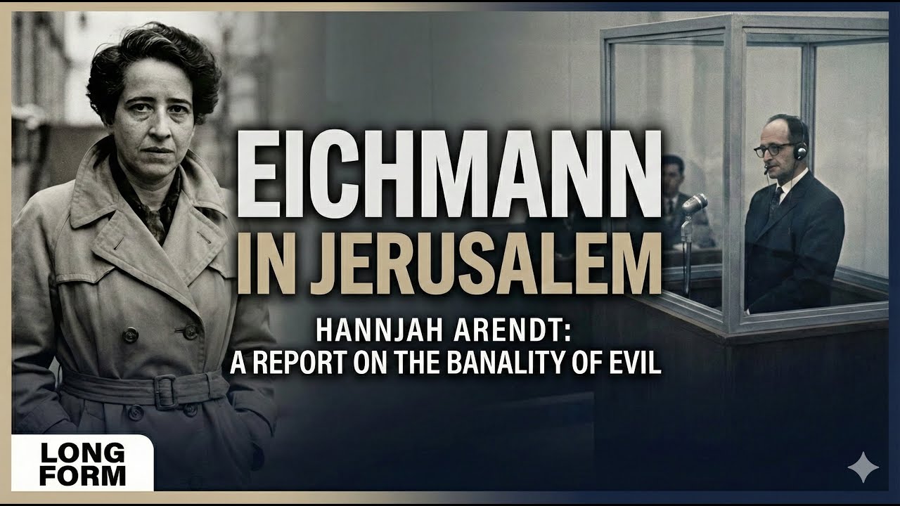 [1DANG100] Eichmann in Jerusalem: Hannah Arendt (Background · Infographics · Analysis)