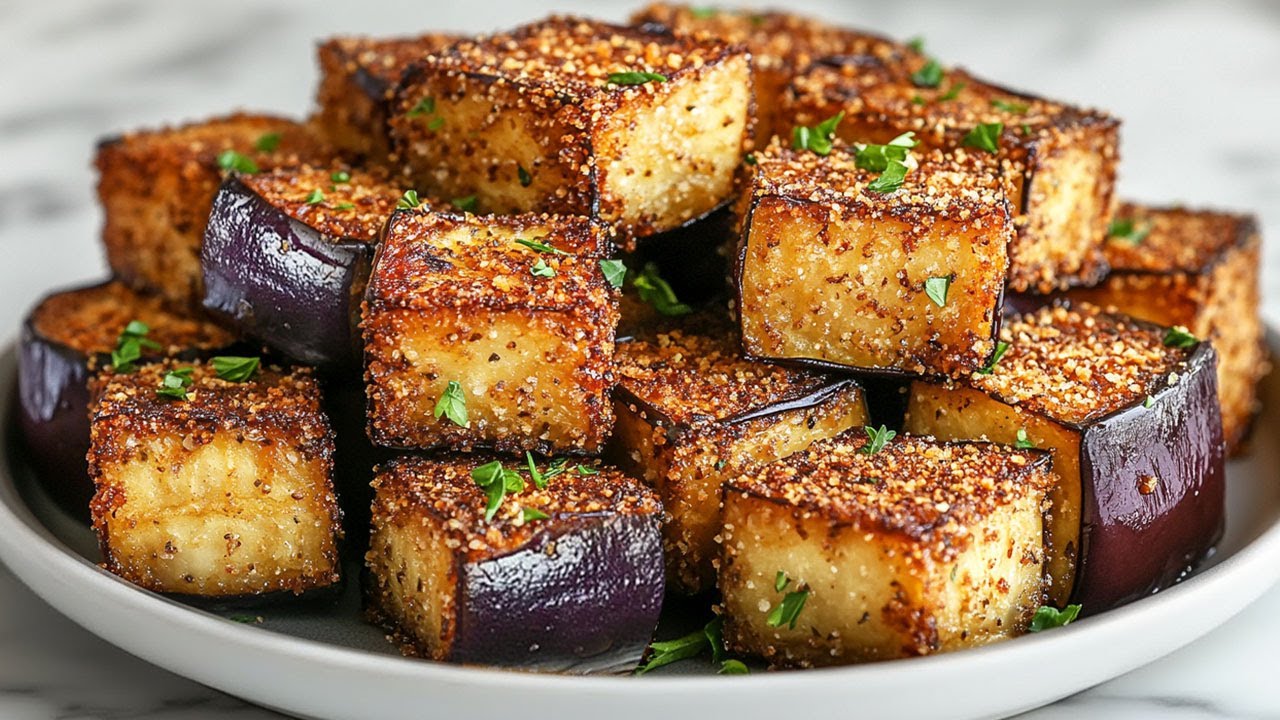 Die Aubergine, die alle verrückt macht! Das beste Auberginenrezept! Gebratene Auberginen