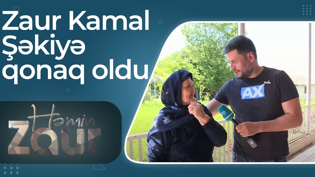 Zaur Kamal Şəkiyə qonaq oldu – Gülyanaq Məmmədovanın ata ocağına gedən kələ-kötür yollar- Həmin Zaur