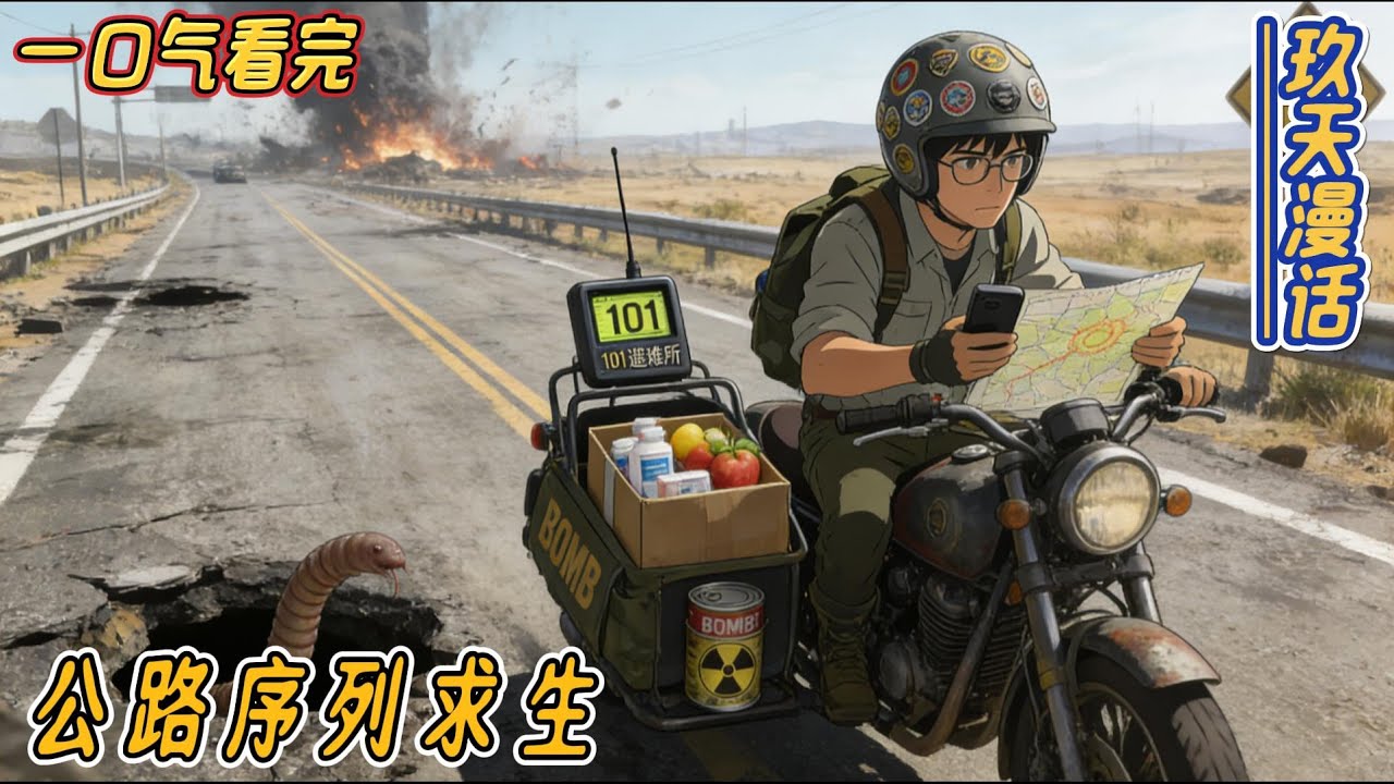 【完结文】诡异降临，城市成了人类禁区。人们只能依靠序列超凡不停的迁徙，定居生活方式变成迁徙生活。在求生的过程中陈野觉醒升级万物系统。自行车变成装甲战车 #末日 #末日小說 #极寒 #种田#天灾#废土