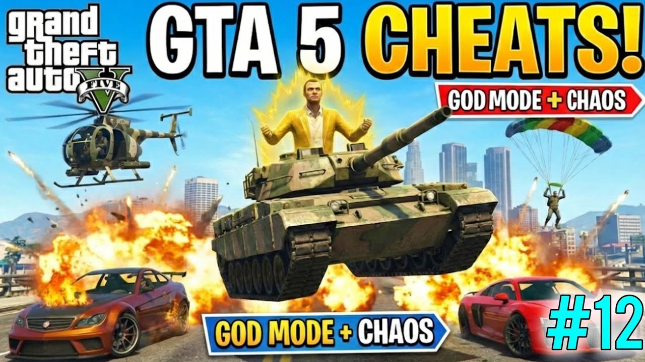 I Tried EVERY Single Cheat Code in GTA 5! (Absolute Chaos)