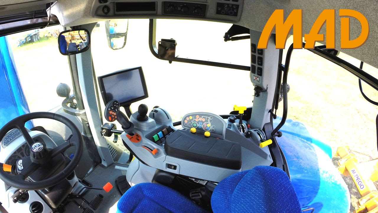 New Holland T6 - Tier 4 final | comandi in cabina