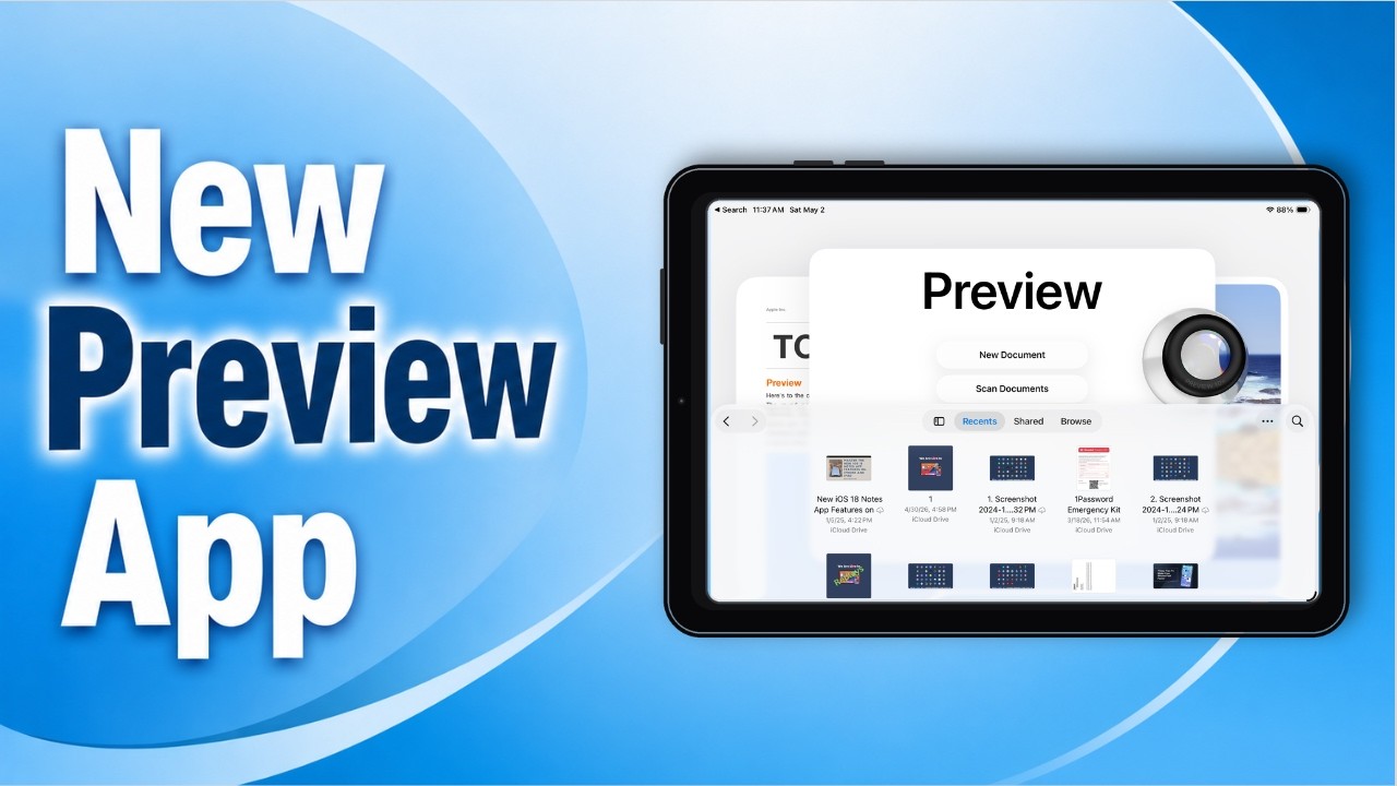 The New  Preview App Changes Everything