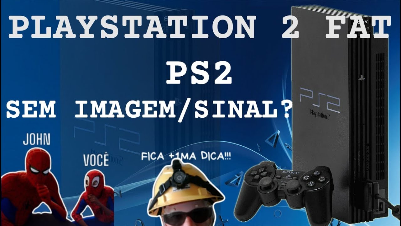PS2 FAT sem imagem- dica retro.