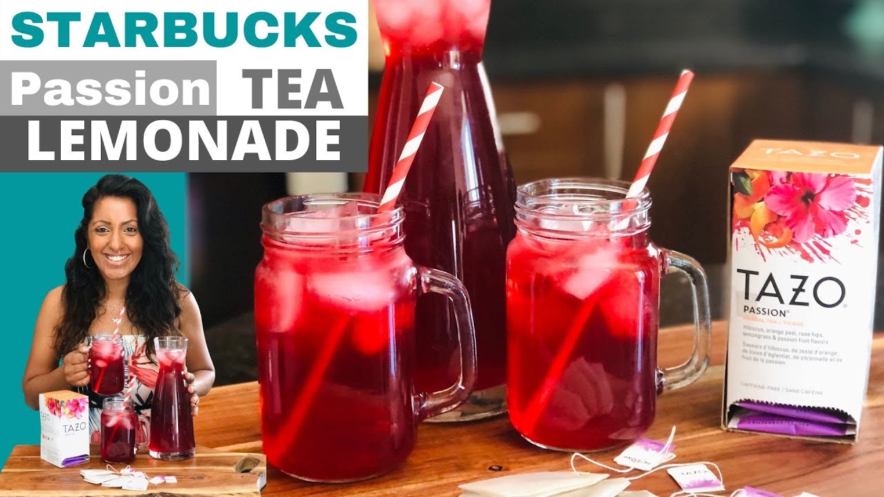 How To Make Starbucks Passion Tea Lemonade | Easy Delicious Recipe
