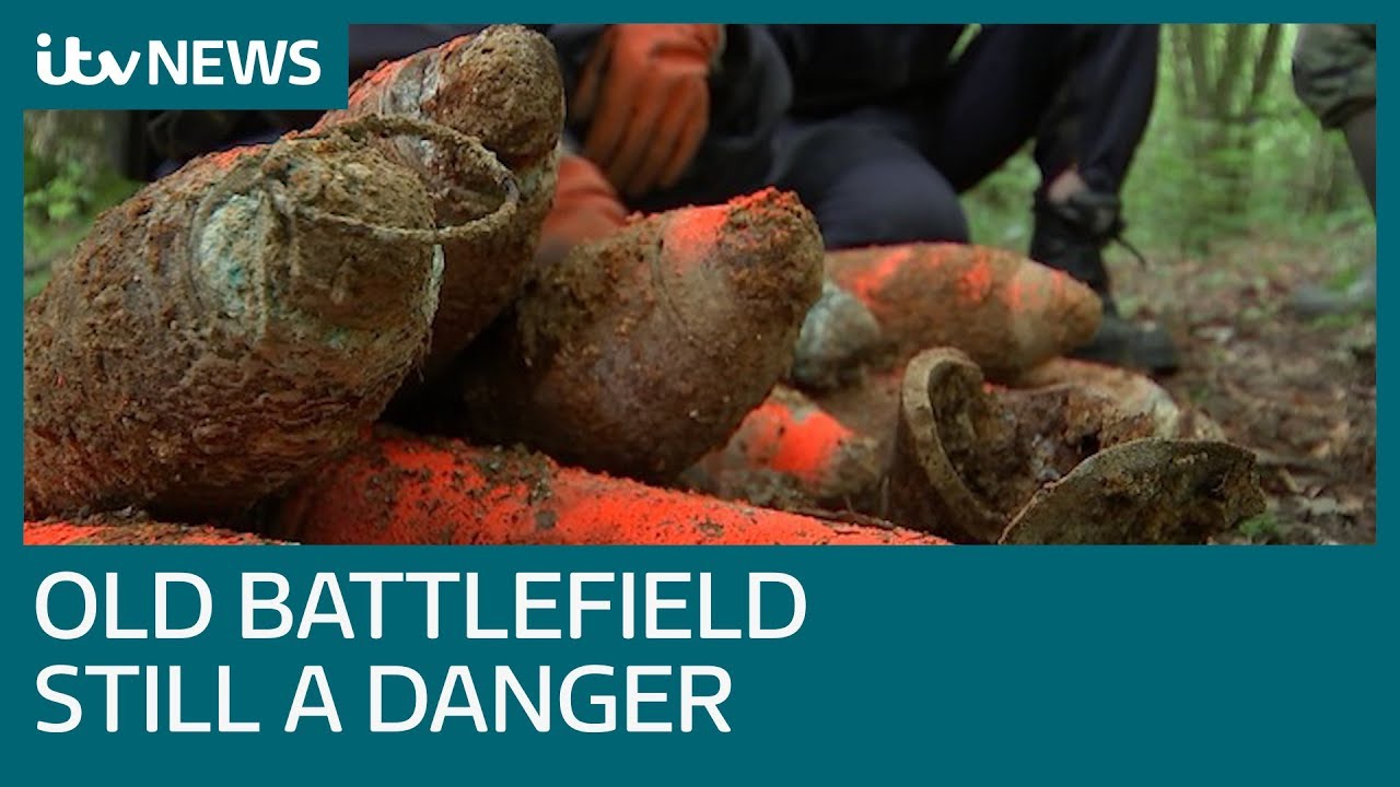 Tonnes of World War I shells recovered from battlefields daily | ITV News