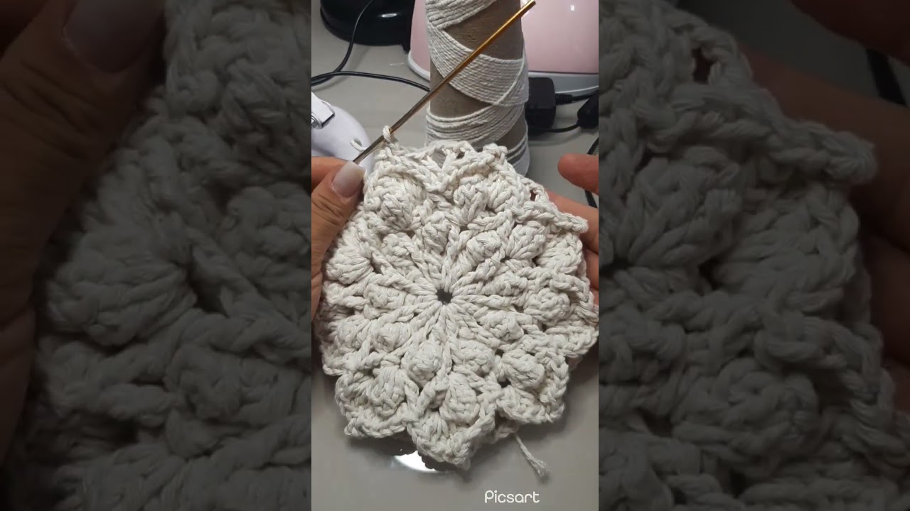 TAPETE RUSSO MANDALA PARTE 6 #crochet