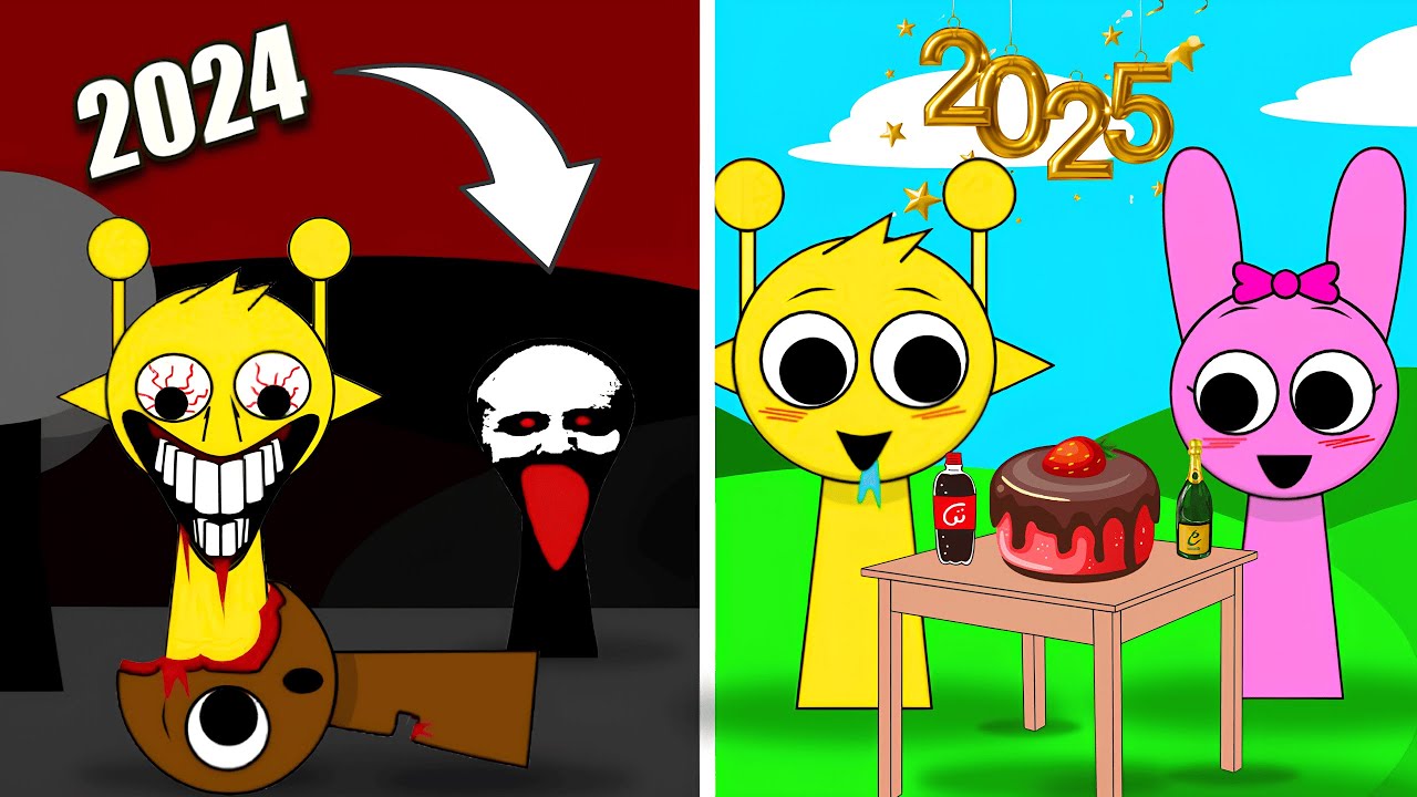 ESSA &Eacute; A FESTA DE FINAL DE ANO DOS SPRUNKI ( SPRUNKI 3D )