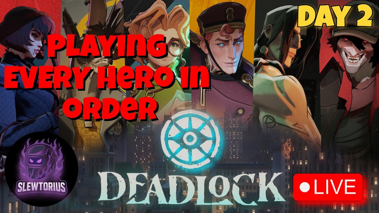 ‼️PLAYING EVERY HERO IN ORDER‼️Deadlock Challenge (Day 2)