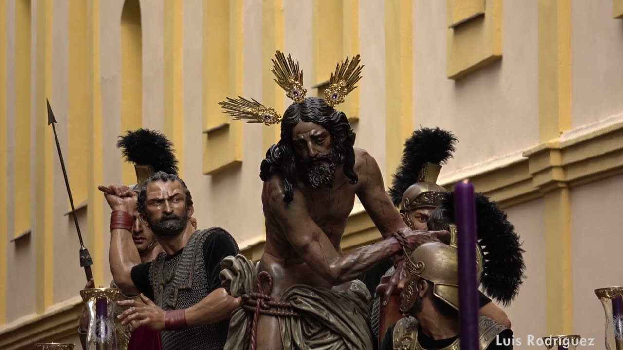 Salida Procesional JESUS ATADO A LA COLUMNA desde Los Terceros / Semana Santa de Sevilla 2025