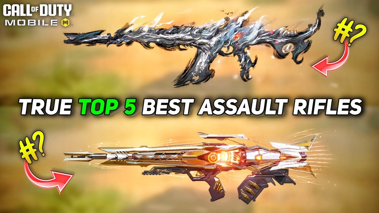 True top 5 best Assault Rifles in Cod Mobile Season 1 (2025) #codm