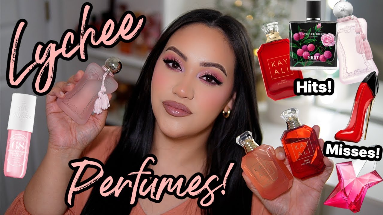 LYCHEE PERFUMES IN MY PERFUME COLLECTION! THE ONE'S I LOVE ❤️AND THE ONES I HATE! 👎🏼  AMY GLAM ✨