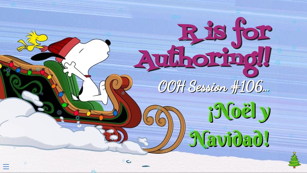 R for Authoring Open Office Hours #106 -- Holiday Cards!!