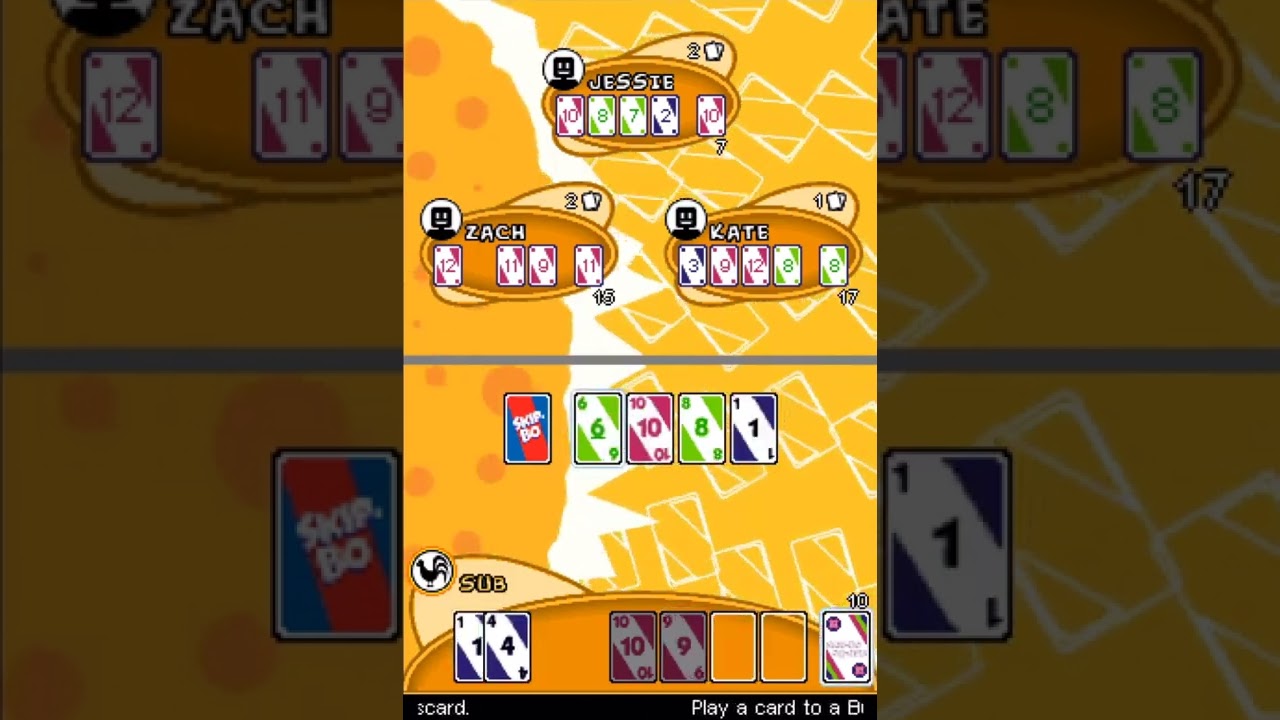 Skip-Bo - DS playthrough - Part 2 (No Commentary)
