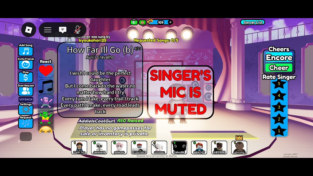 Trolling people in Sing it Karaoke Battles