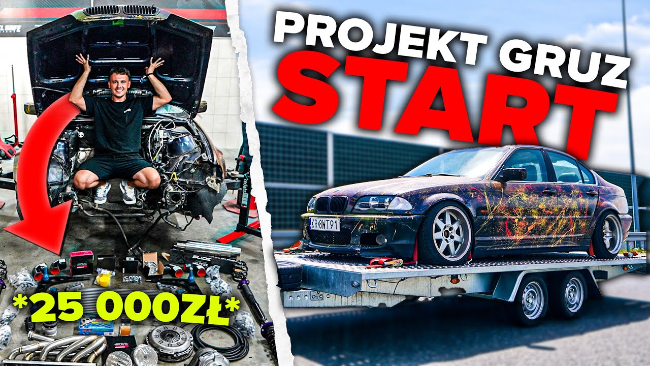 START PROJEKTU GRUZ E46 TURBO! *25.000 PLN w częściach*