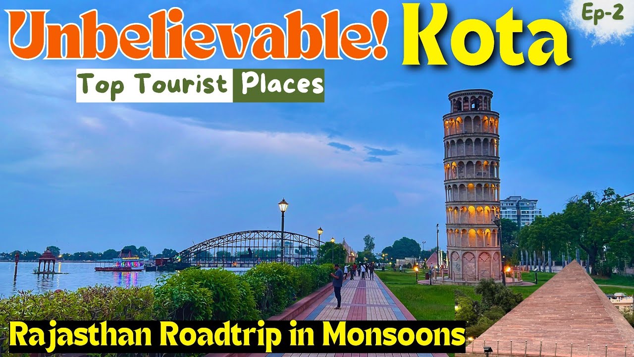Kota Top Tourist Places | Rajasthan in Monsoons | Delhi to Kota by Road #travelvlog #kota #rajasthan
