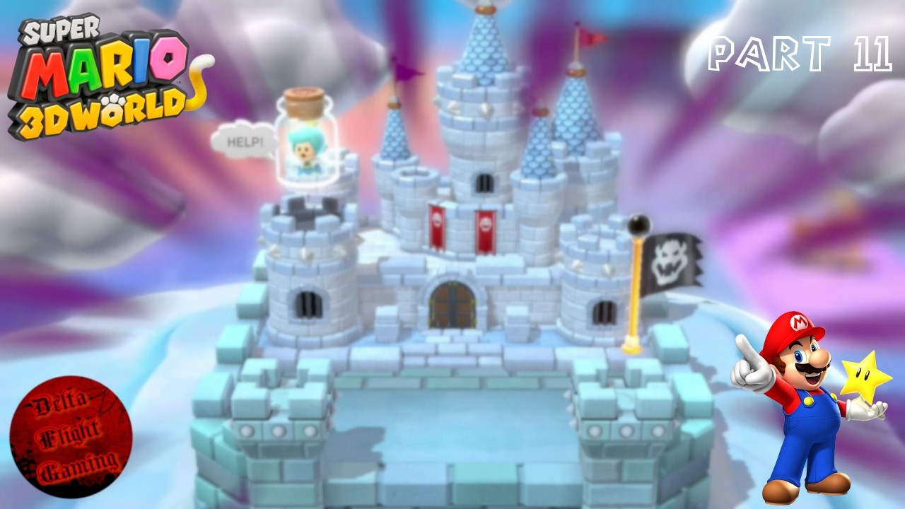 Super Mario 3D World | Part 11 - The Cloudy Kingdom of World 6