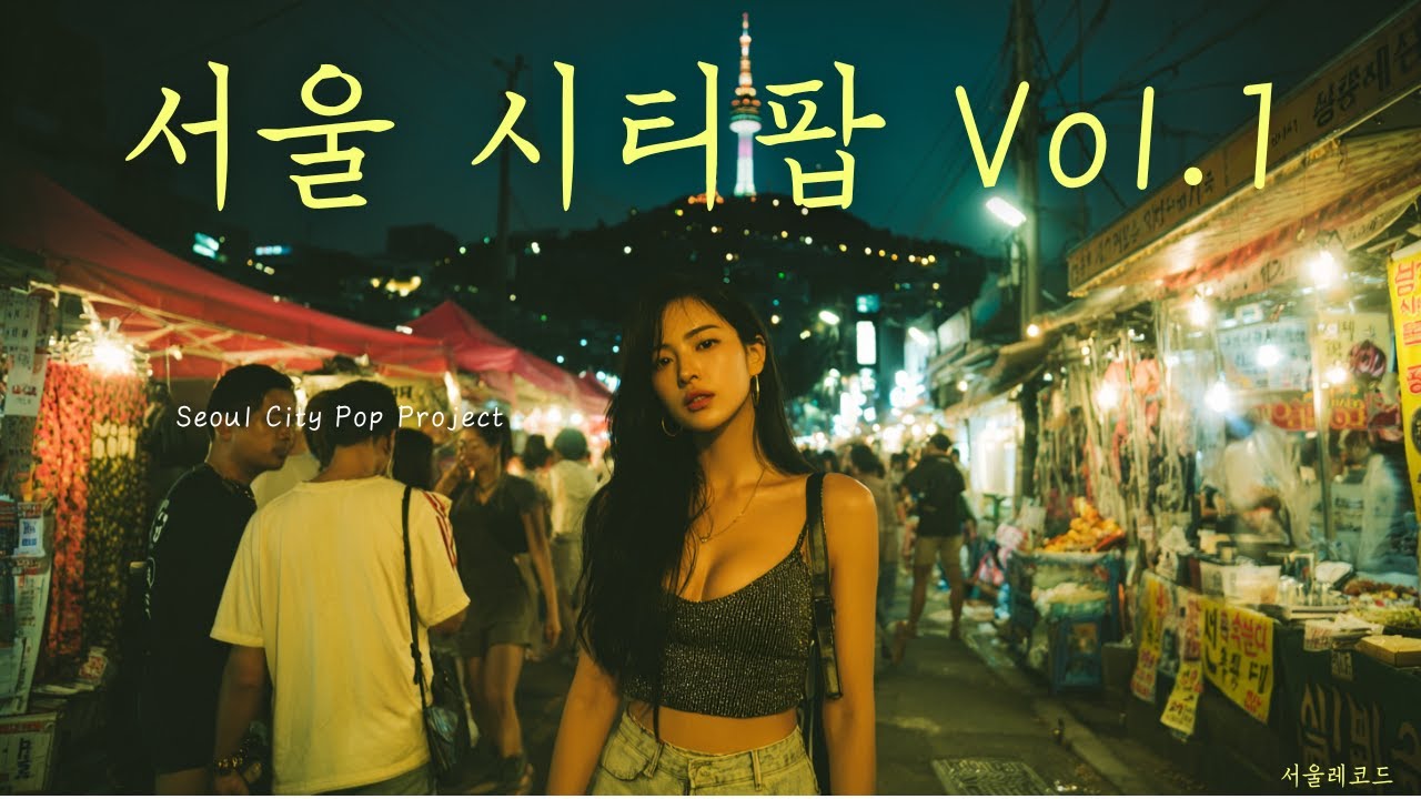 [Playlist] 감성 터지는 청량한 한국 서울 시티팝 23곡🎧 | 1980~90 Korean Seoul City pop