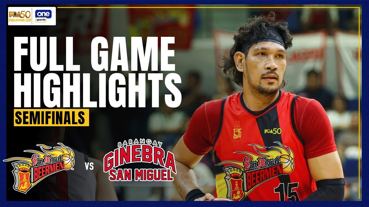 SAN MIGUEL vs. BRGY. GINEBRA | SEMIS GAME 6 | FULL GAME HIGHLIGHTS | PBA SEASON 50 PHILIPPINE CUP