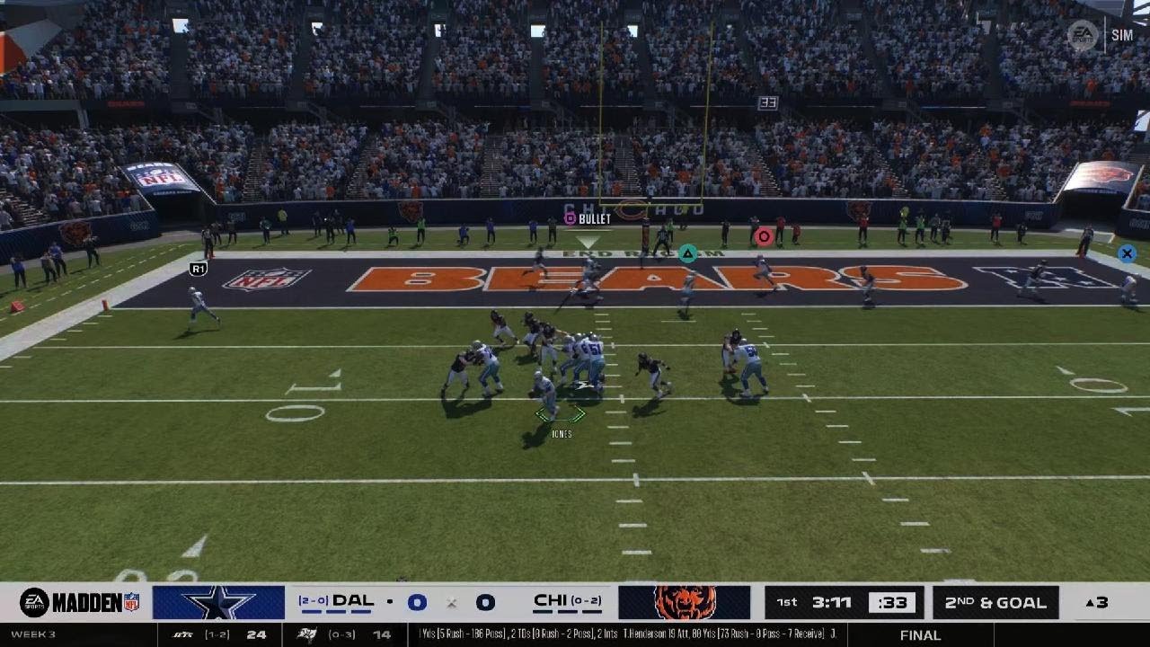 Madden NFL 26 ,playing my season