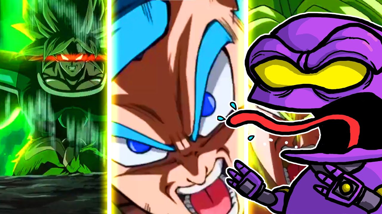 NEW LR Full Power SSJ Broly & Gogeta Blue Animations REACTION 9 Year in Dragon Ball Z Dokkan Battle