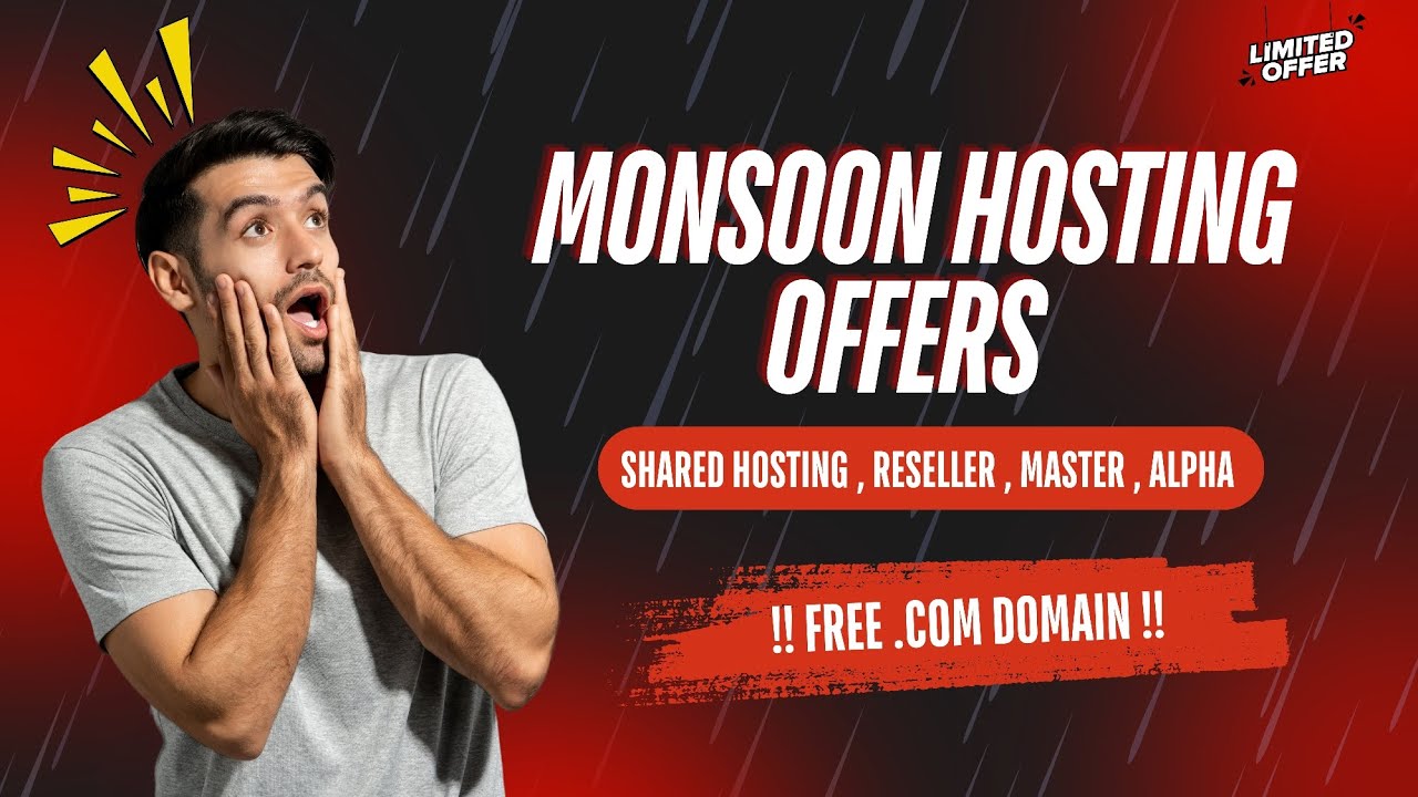🌧️ Monsoon Hosting Offers 2025 | Up to 60% OFF | Shared, Reseller & DMCA Hosting | DotShift