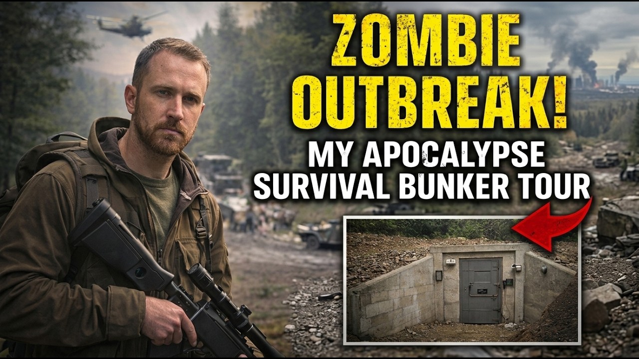 ZOMBIE OUTBREAK: I Built a Shelter Designed to Outlast the Collapse