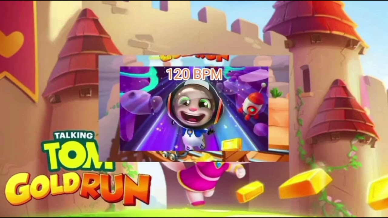 Talking Tom Gold Run Medieval And Wild West and Outer Space Mashup 