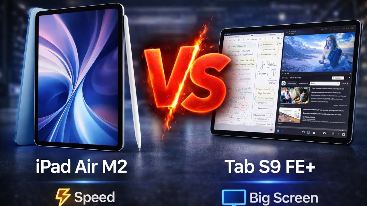 iPad Air M2 vs Galaxy Tab S9 FE+ — Which Tablet Actually Makes Sense in 2026?