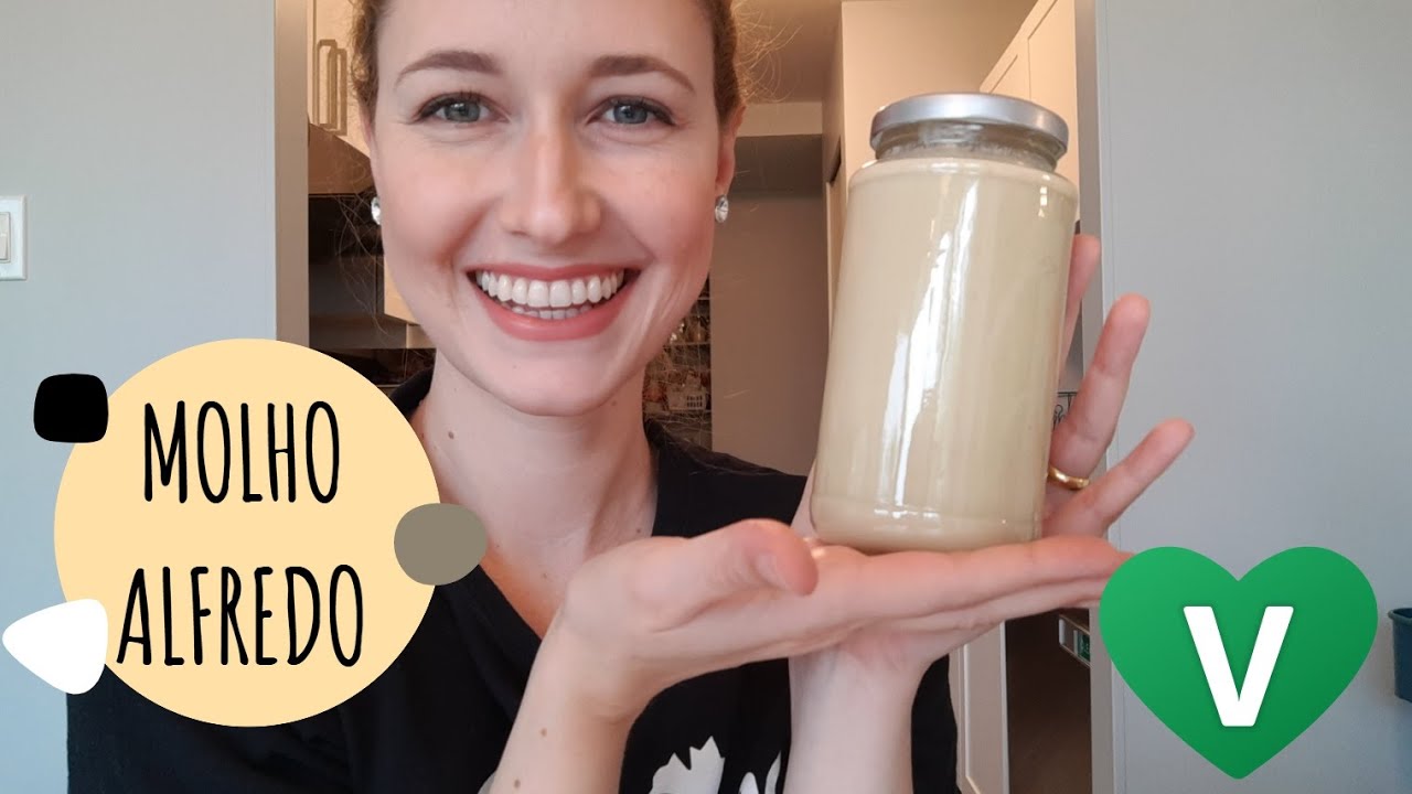 MOLHO ALFREDO VEGANO:: BASE DE CASTANHA DE CAJU :: FÁCIL E RÁPIDO
