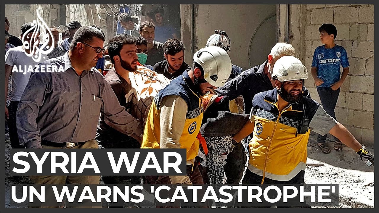 Syria war: UN warning of 'humanitarian catastrophe'