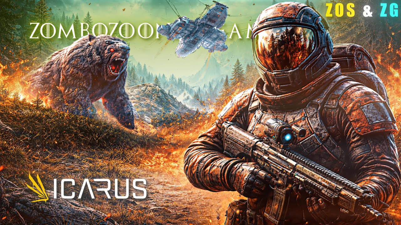 ICARUS LIVE  - Day 1 Survival Chaos  | Road to 3000 subs🧿 | zosyt