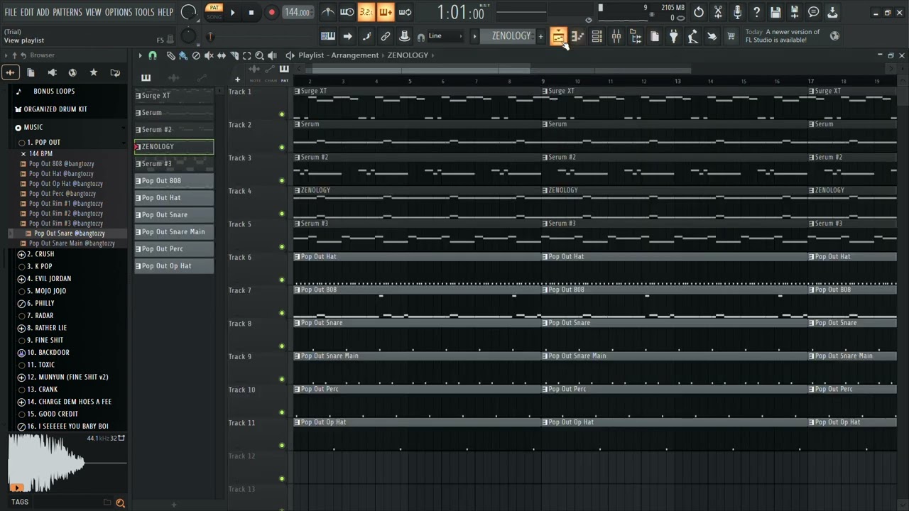 How 'POP OUT' by Playboi Carti was made ( 98,95% accurate + FLP)