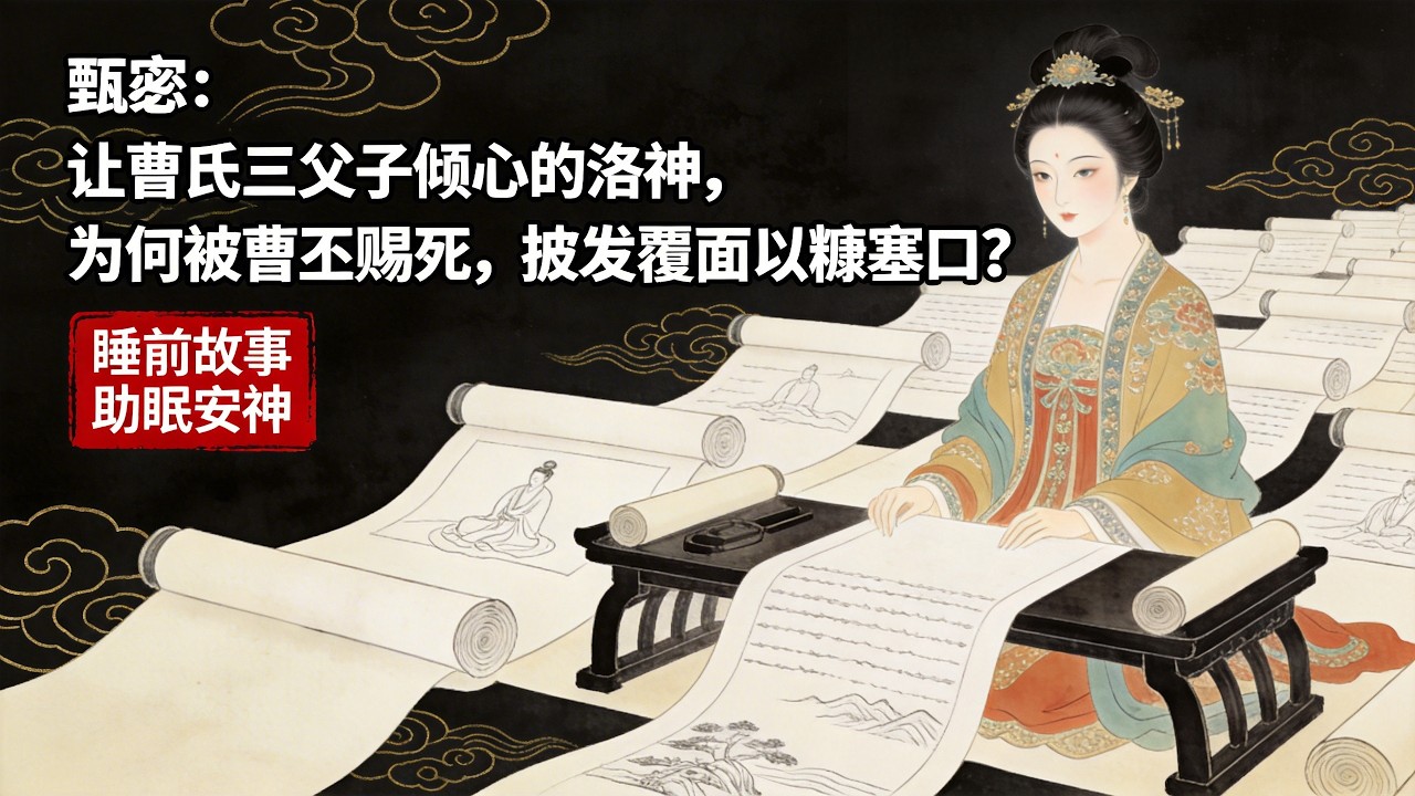 甄宓：让曹氏三父子倾心的洛神，为何被曹丕赐死，披发覆面以糠塞口？
