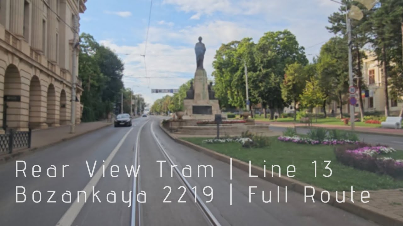 Rear View Tram Iasi | Line 13 | Bozankaya 2219 - 31.07.2023🚊