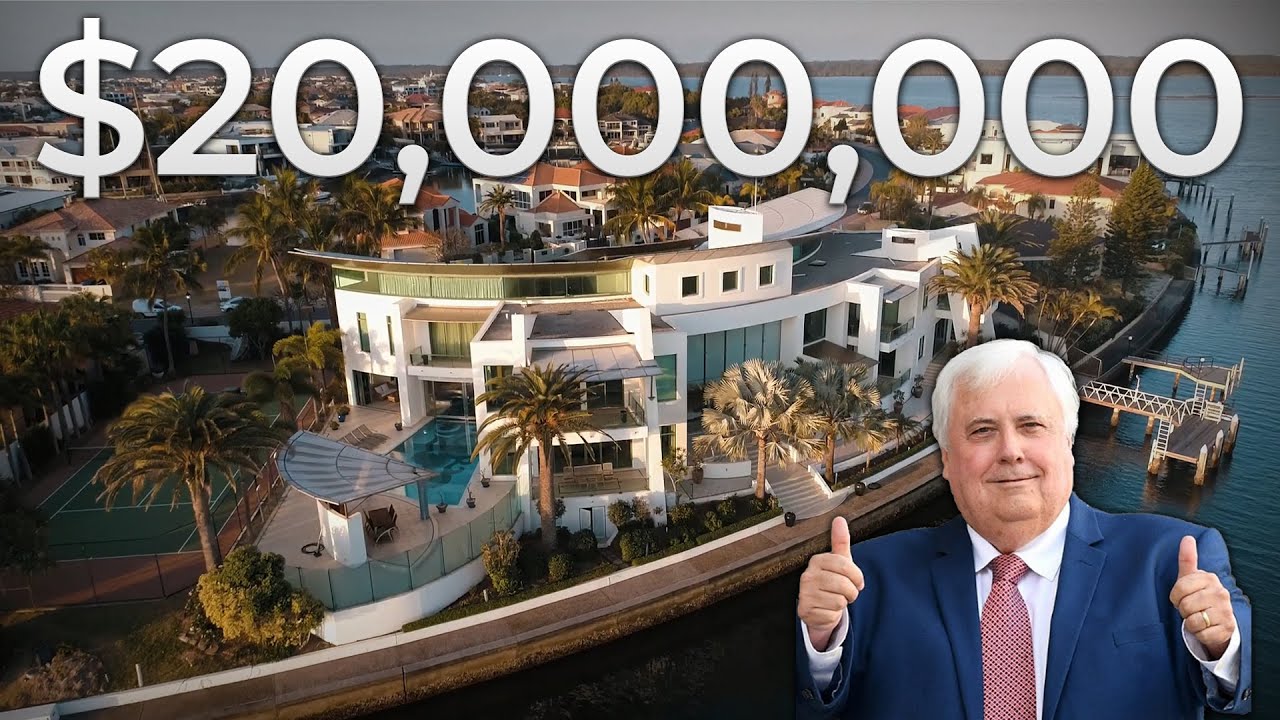 Inside Clive Palmer's Titanic Waterfront Mansion | Gold Coast, Australia