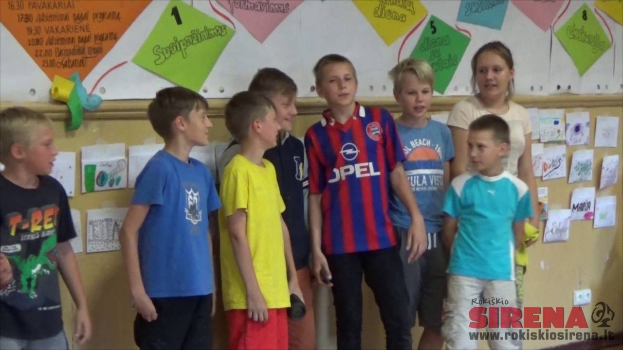 2016 07 10 vaikų stovykla Žiobiškyje. Talentų šou.